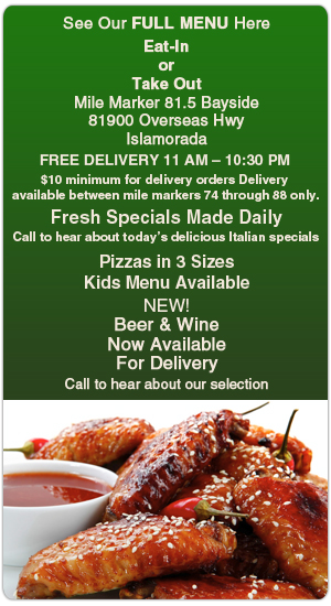 Chicken Wings - Islamorada, FL - Tower of Pizza